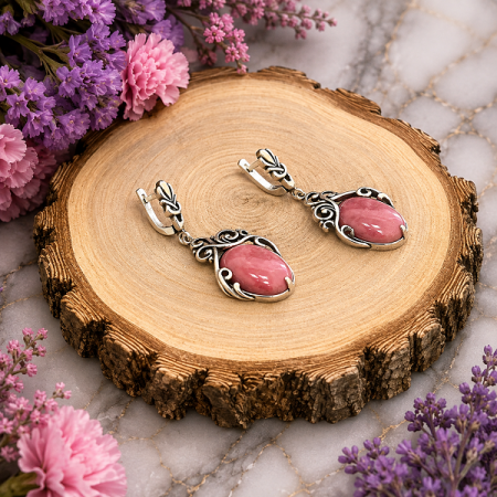 Серебряные серьги Марта